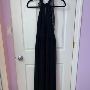 Lulu’s // Black Lace Maxi Dress